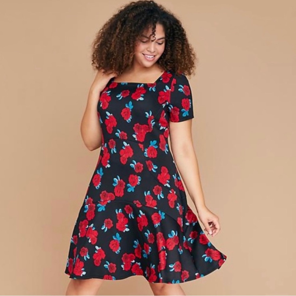 Size 18 Lane Bryant Scuba Dress
